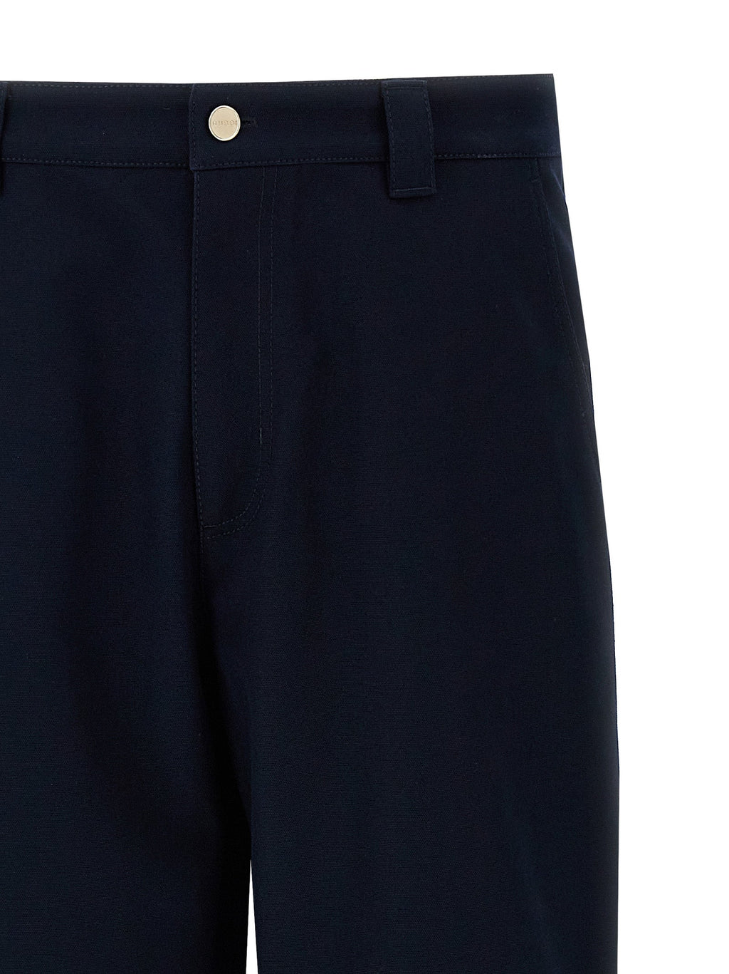 Gucci Blue Cotton Casual Pants Gucci