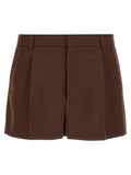 Gucci Brown Wool Bermuda Shorts Gucci
