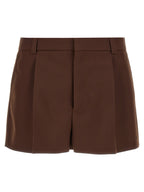 Gucci Brown Wool Bermuda Shorts Gucci
