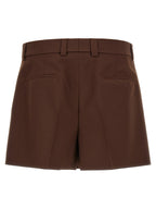 Gucci Brown Wool Bermuda Shorts Gucci