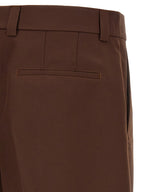 Gucci Brown Wool Bermuda Shorts Gucci
