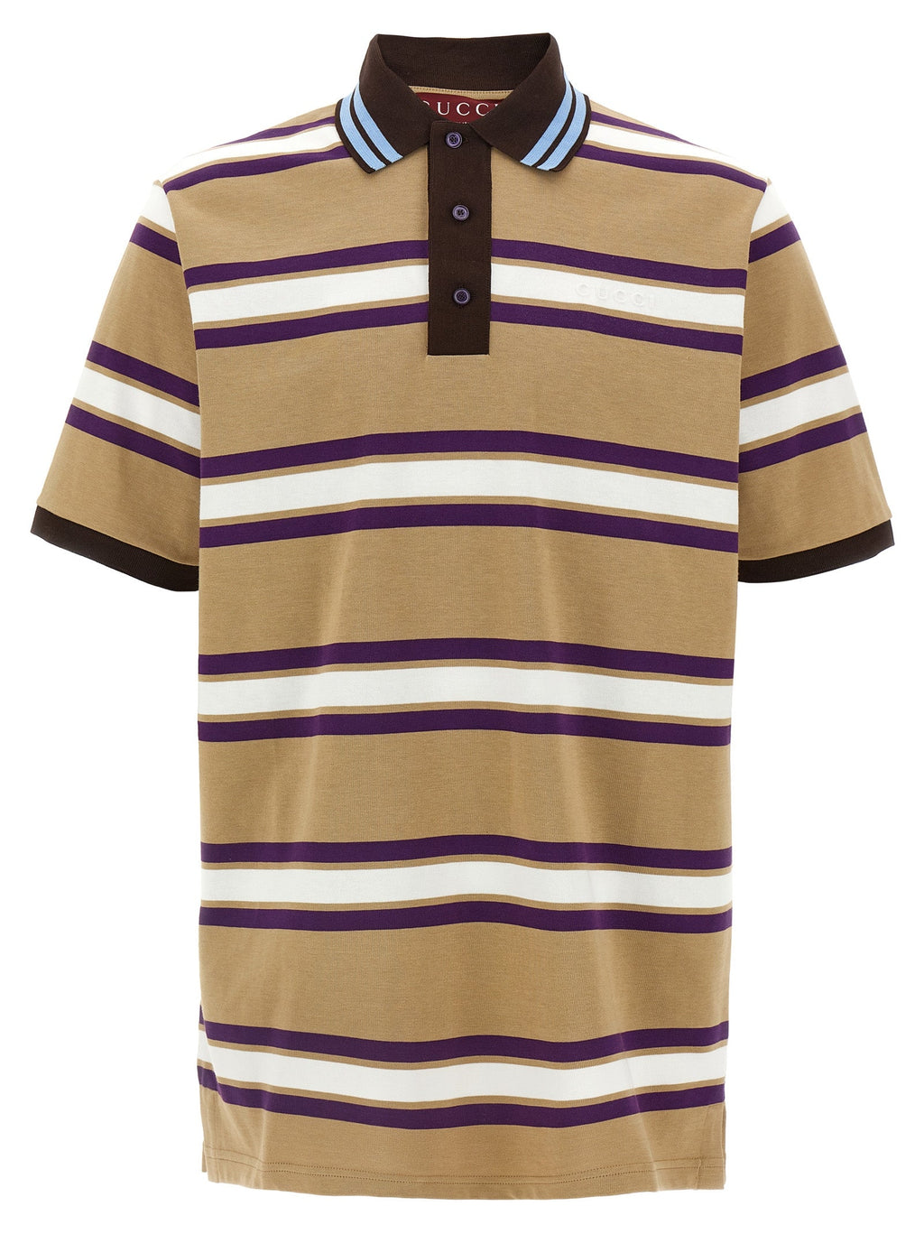 Gucci Multicolor Cotton Polo Shirt Gucci