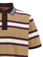 Gucci Multicolor Cotton Polo Shirt Gucci