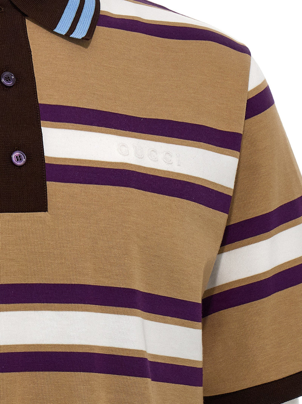 Gucci Multicolor Cotton Polo Shirt Gucci