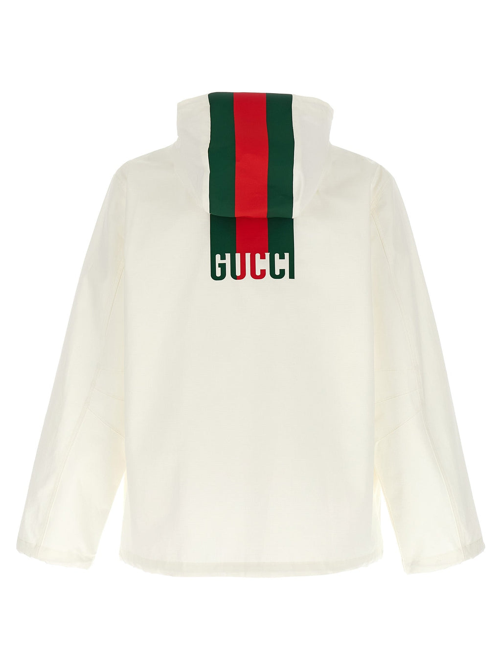Gucci White Cotton Shell Jacket Gucci