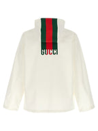 Gucci White Cotton Shell Jacket Gucci