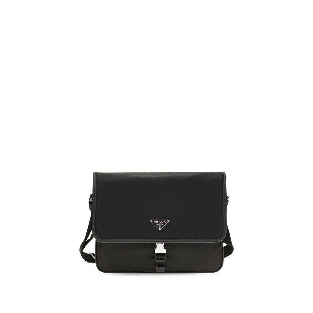 Prada Black Recycled Polyamide Shoulder Bag Prada
