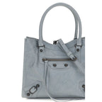 Balenciaga Blue Lamb Ovis Aries Aries Shoulder Bag Balenciaga