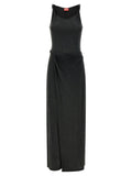 Diesel Black Modal Long Dress Diesel