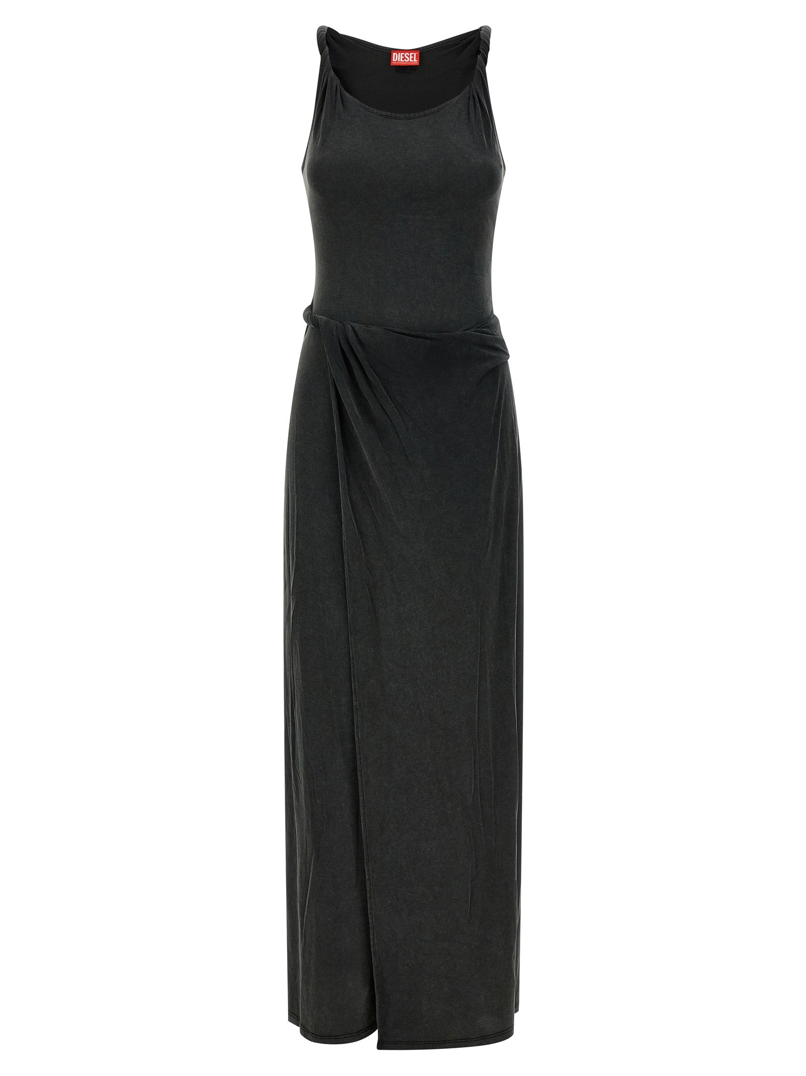 Diesel Black Modal Long Dress Diesel