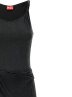 Diesel Black Modal Long Dress Diesel