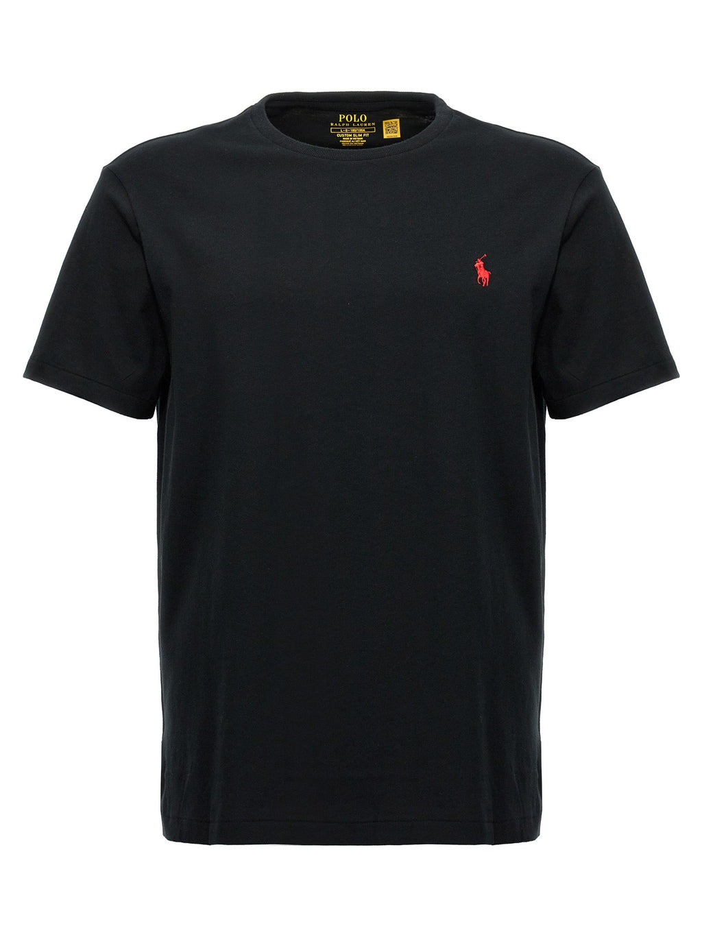 Polo Ralph Lauren Black Cotton T-Shirt Polo Ralph Lauren