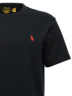 Polo Ralph Lauren Black Cotton T-Shirt Polo Ralph Lauren