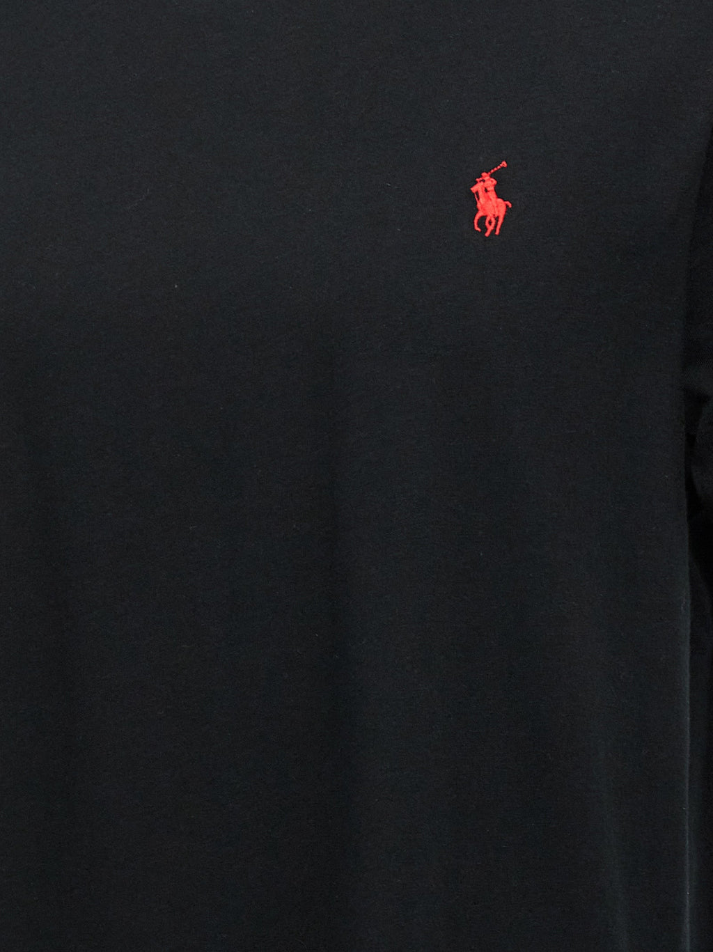 Polo Ralph Lauren Black Cotton T-Shirt Polo Ralph Lauren