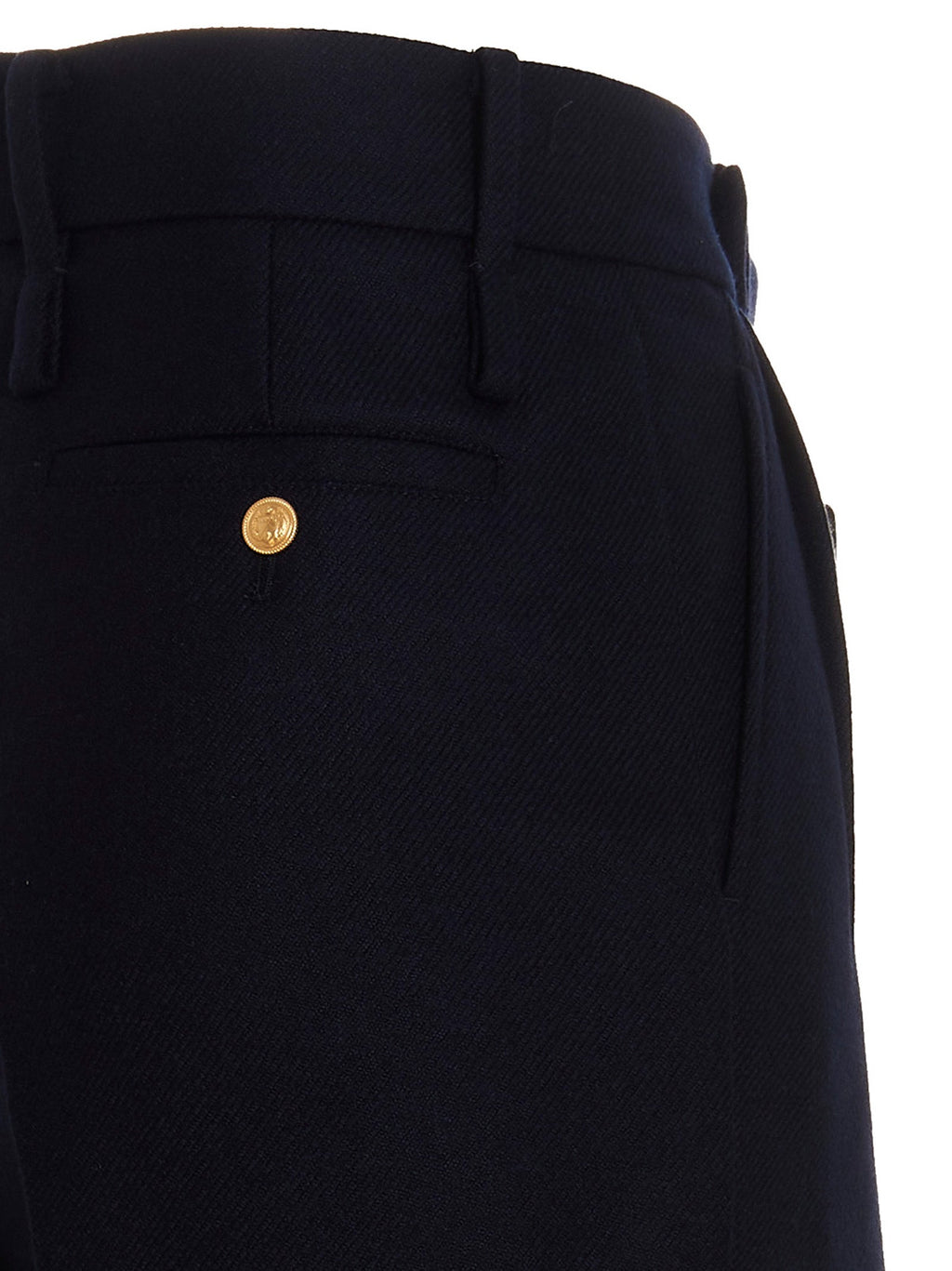 Gucci Blue Cashmere Casual Pants Gucci