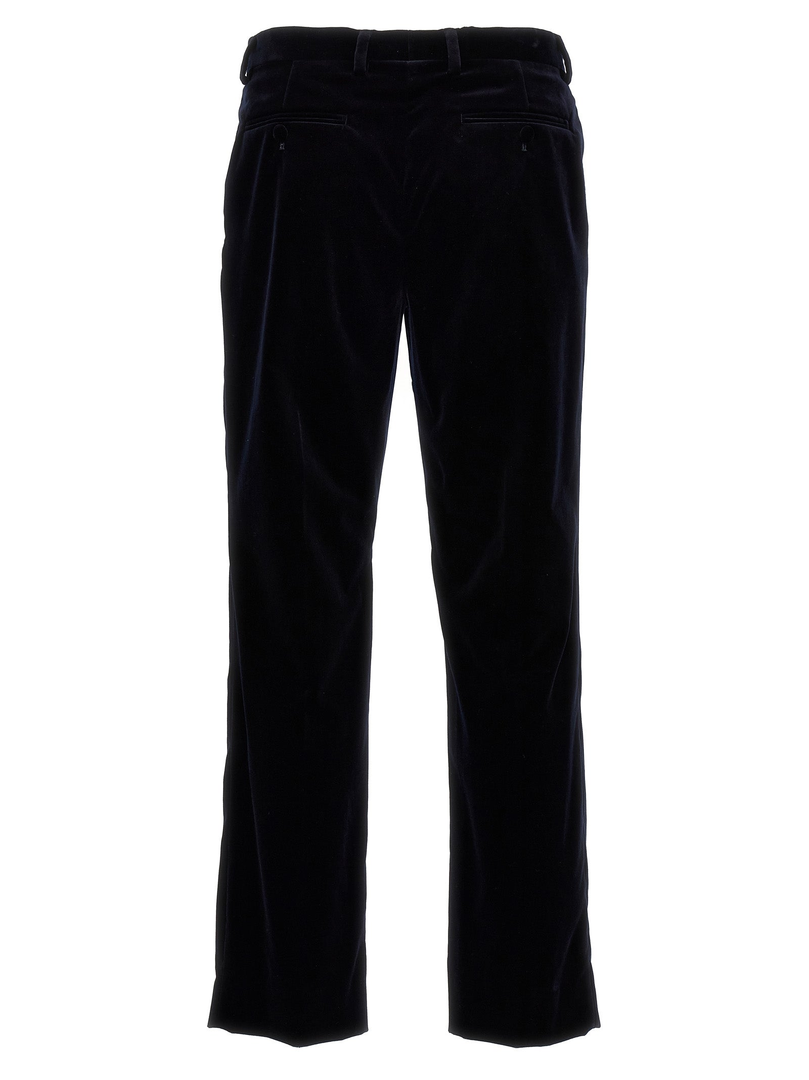 Gucci Blue Cotton Casual Pants Gucci