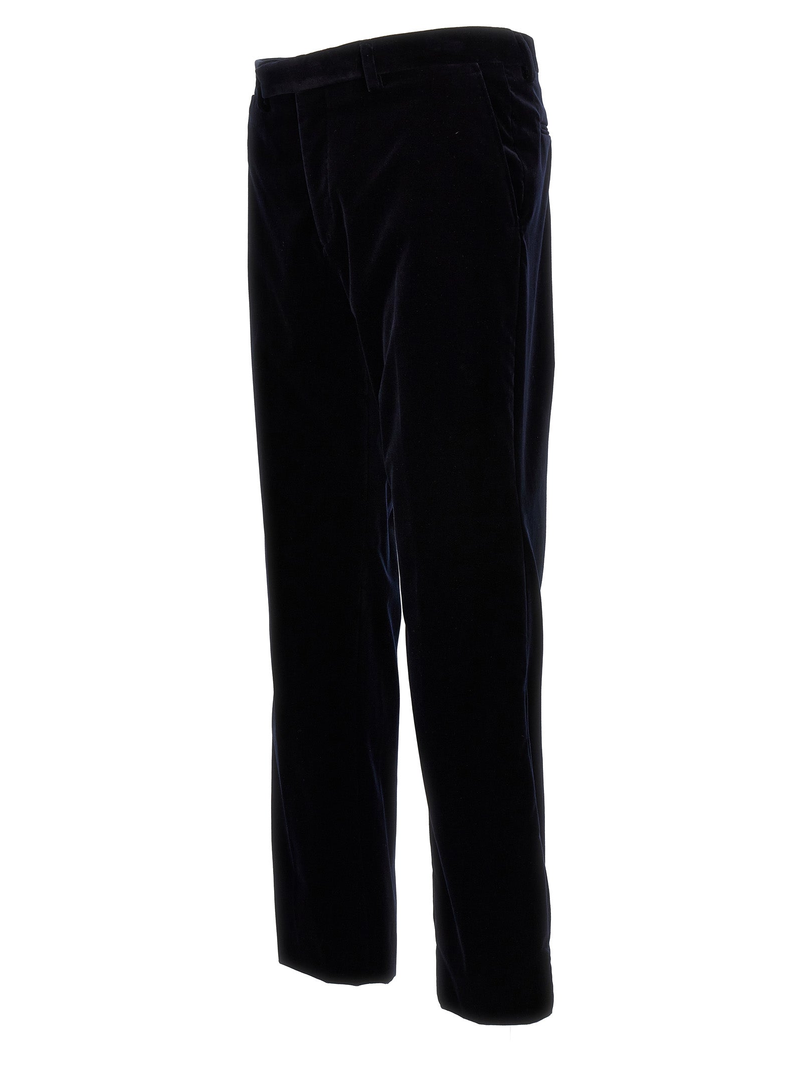 Gucci Blue Cotton Casual Pants Gucci