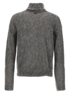 Saint Laurent Gray Wool Cardigan Saint Laurent