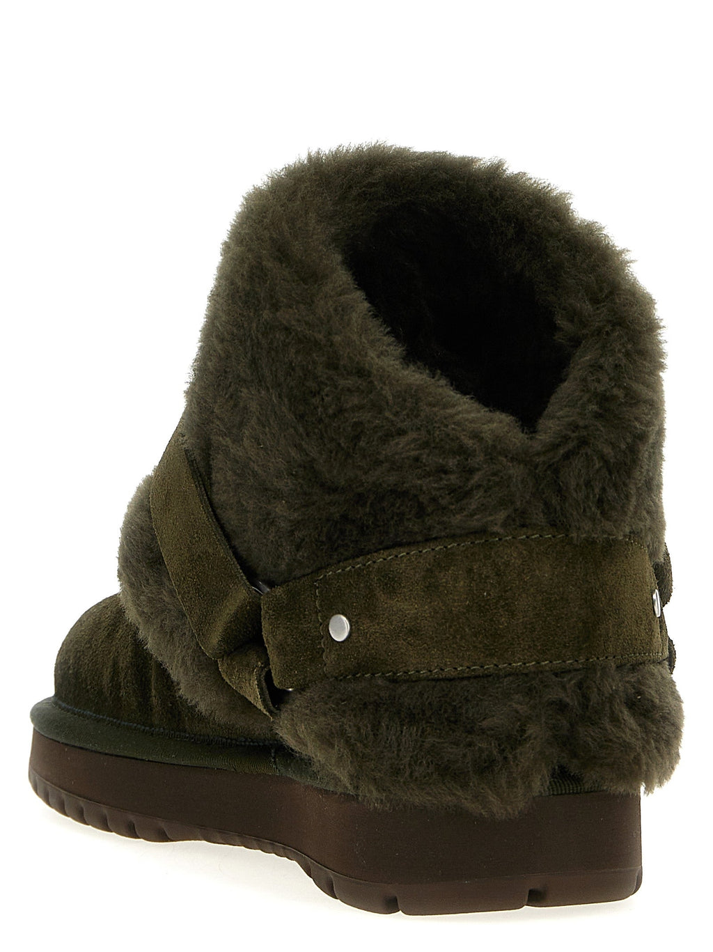 Burberry Bicolor Leather Ankle Boots Burberry