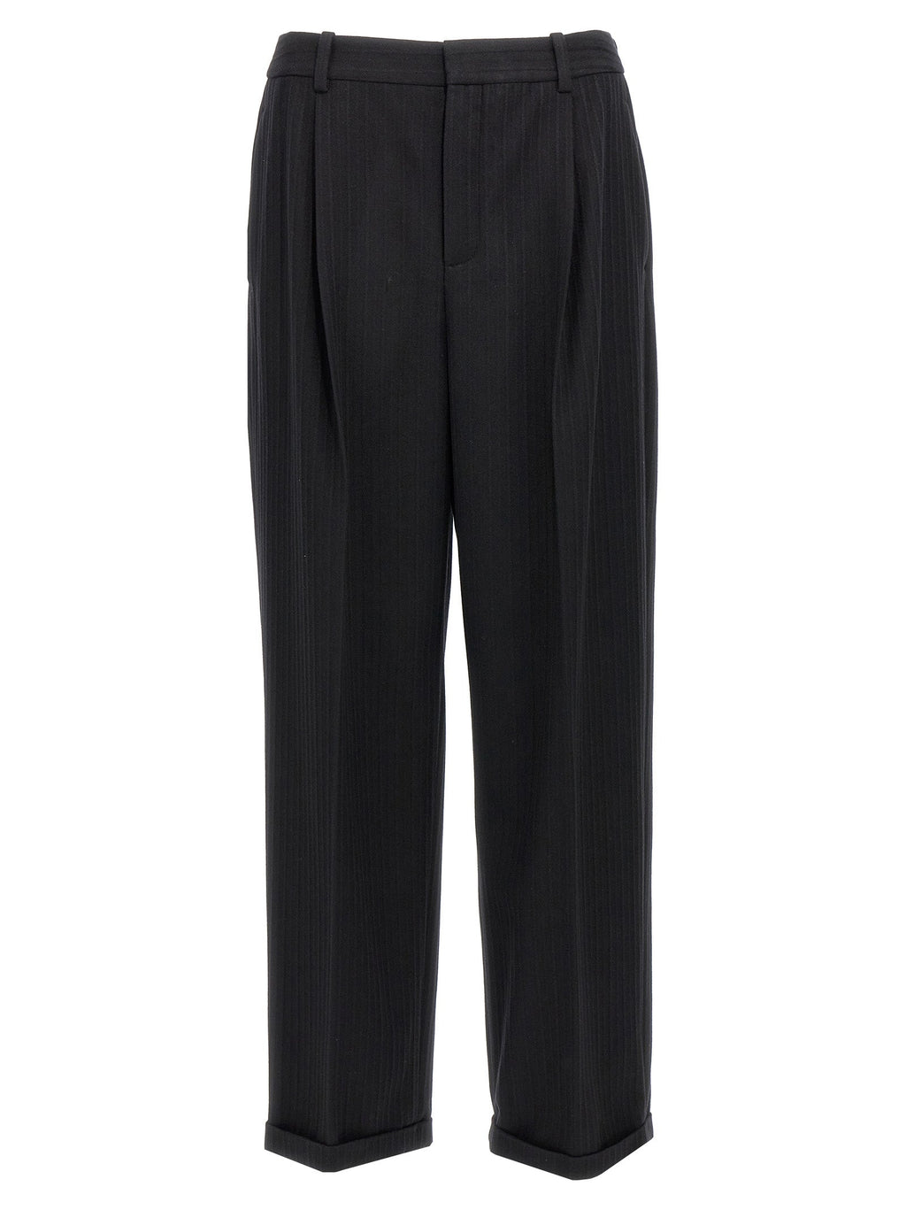 Saint Laurent Black Wool Dress Pants Saint Laurent