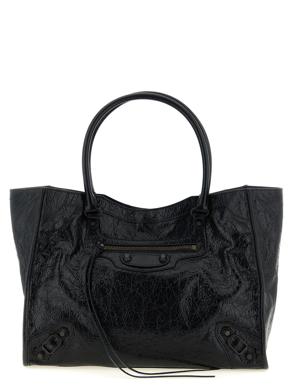 Balenciaga Black Lamb Leather Tote Bag Balenciaga