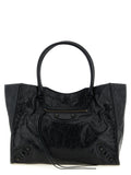 Balenciaga Black Lamb Leather Tote Bag Balenciaga