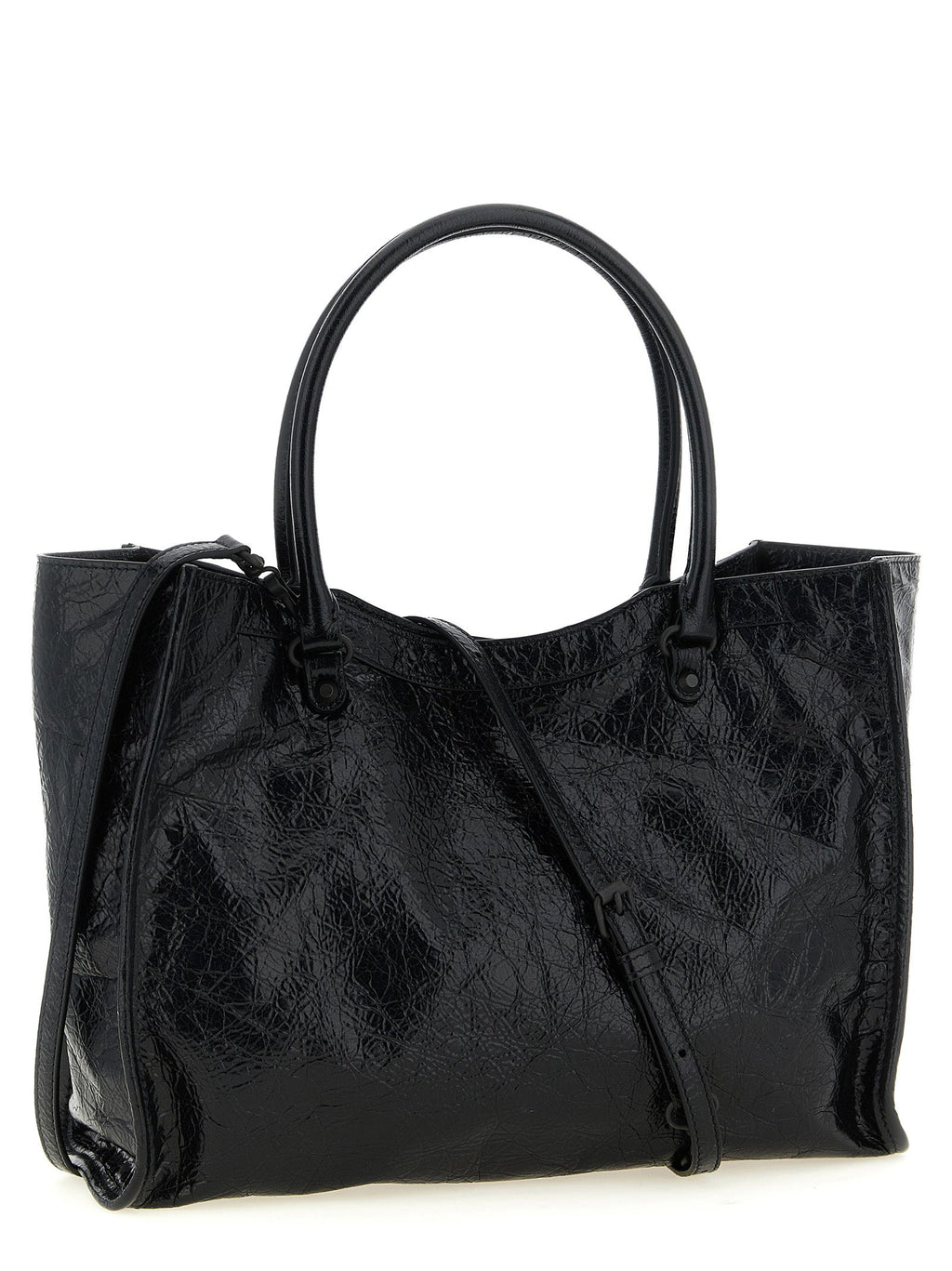 Balenciaga Black Lamb Leather Tote Bag Balenciaga
