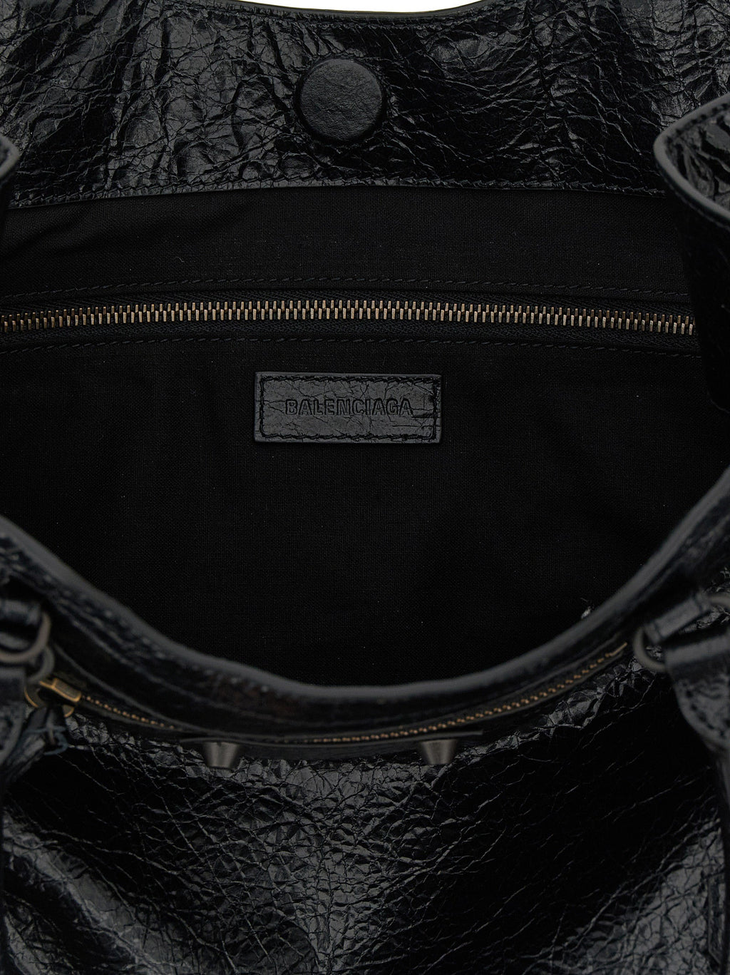 Balenciaga Black Lamb Leather Tote Bag Balenciaga