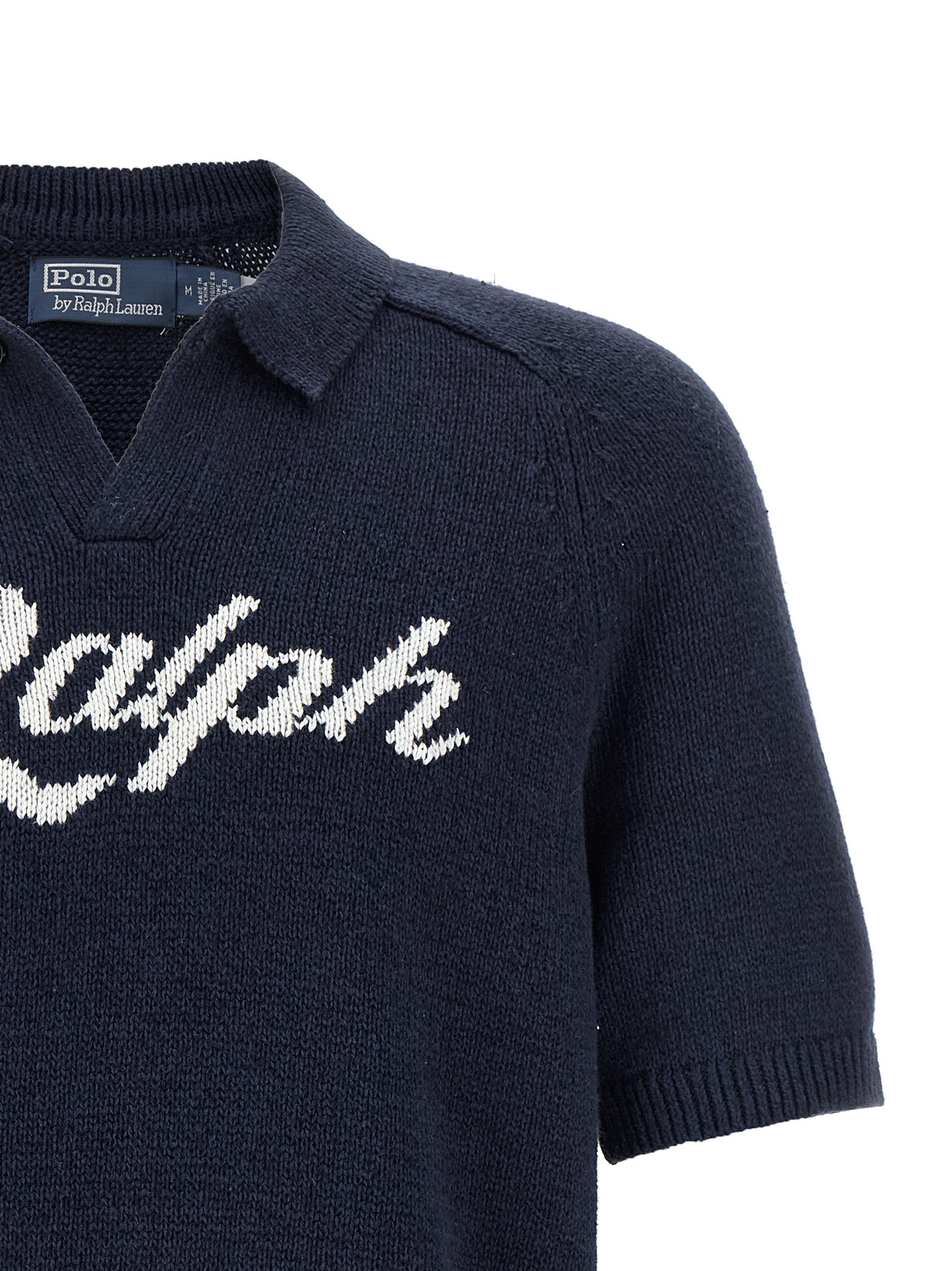 Polo Ralph Lauren Blue Linen Cardigan Polo Ralph Lauren