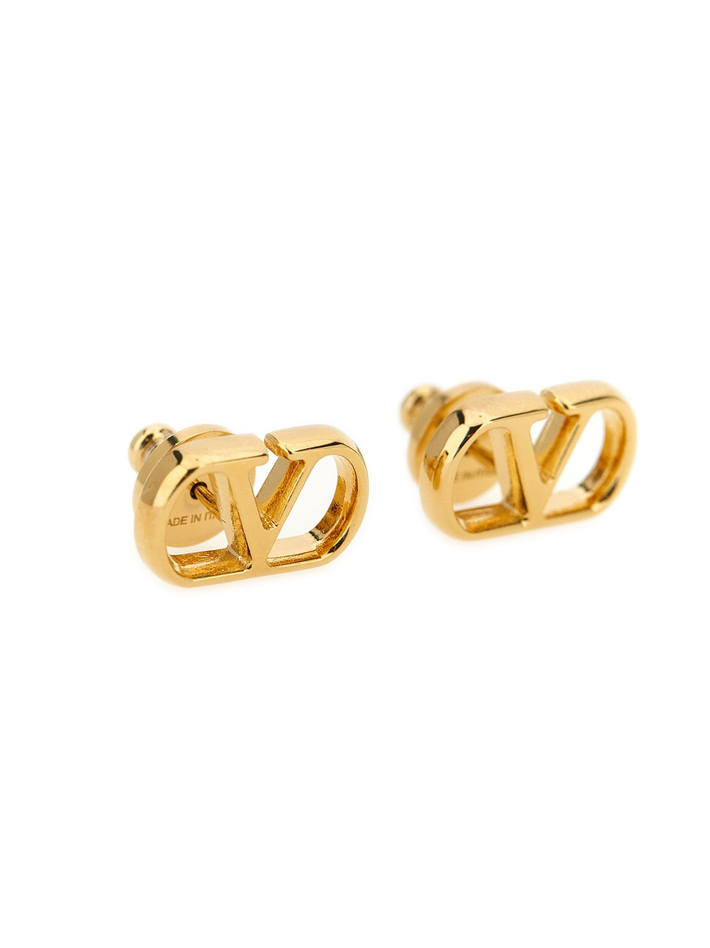 Valentino Garavani Gold Brass Earrings Valentino Garavani