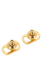 Valentino Garavani Gold Brass Earrings Valentino Garavani