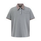 Color Block Two-Piece Design Polo Shirt Casual Turn-Down Collar Short Sleeve T-Shirt for Men eprolo