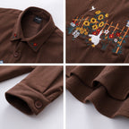 long-sleeve shirt for men autumn loose fit versatile couple's shirt eprolo