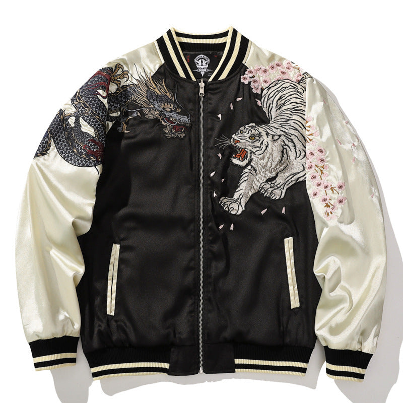 Men's Embroidered Quadruped Jacket LittleYogaSocks