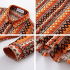 Ethnic Hollow-out Long-sleeved Shirt for Men and Women eprolo