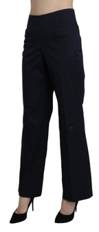 BENCIVENGA Navy Blue High Waist Straight Dress Trouser Pants BENCIVENGA