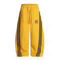 Casual Street Style Three-Stripe Embroidered Track Pants for Men and Women, Loose Fit Hip Hop Sweatpants with Digital Embroidery eprolo