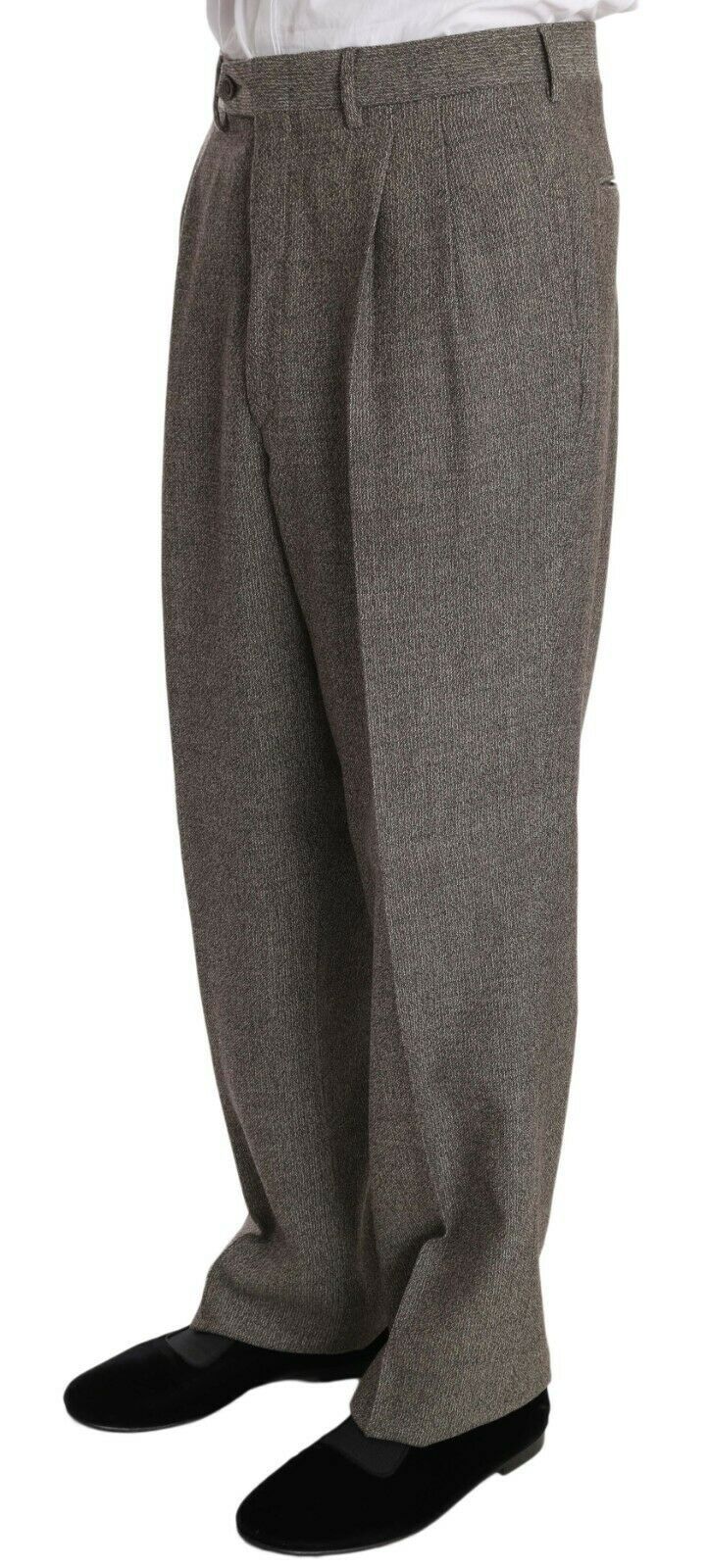 Fendi Brown Wool Regular Single  Breasted Suit Fendi