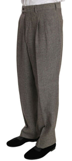 Fendi Brown Wool Regular Single  Breasted Suit Fendi