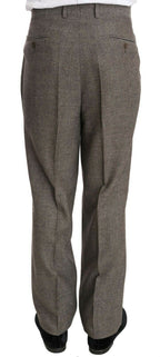 Fendi Brown Wool Regular Single  Breasted Suit Fendi