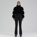 Veloria Winter Ski One-piece Female Windproof Thickening LittleYogaSocks