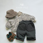 Wool Lined Vintage Cotton Cropped Straight Leg Pants LittleYogaSocks