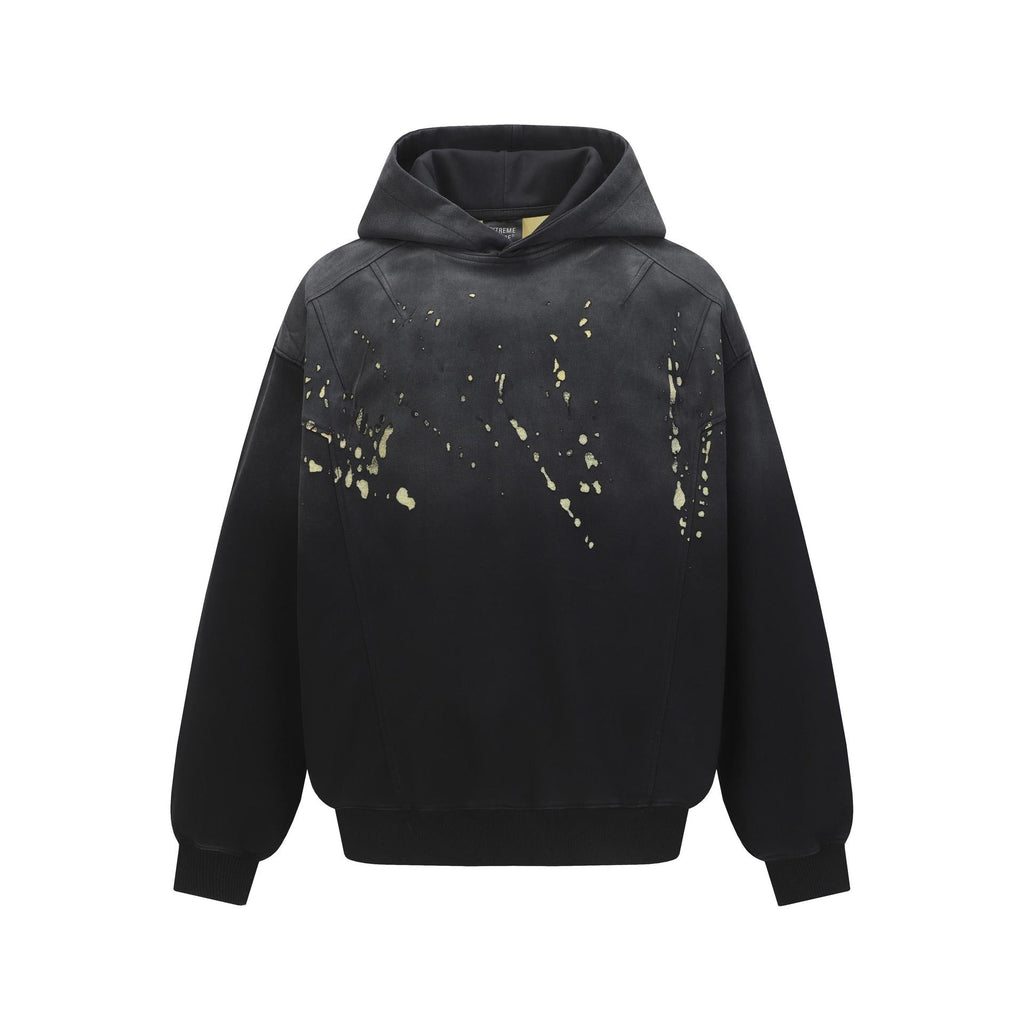 Splashing ink spliced hooded sweatshirt for men and women eprolo