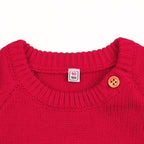 Children's Christmas knitted sweater LittleYogaSocks