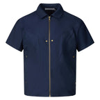 Short Sleeve Shirt Men Harrington  High Street Casual Half Sleeve Shirt Trendy eprolo
