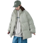 Winter Jacket Men Parkas Thicken Warm Coat Mens Stand Collar Jackets Solid Color Parka Coat eprolo
