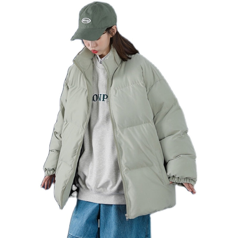 Winter Jacket Men Parkas Thicken Warm Coat Mens Stand Collar Jackets Solid Color Parka Coat eprolo