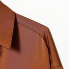 Feathered silk textured shirt eprolo