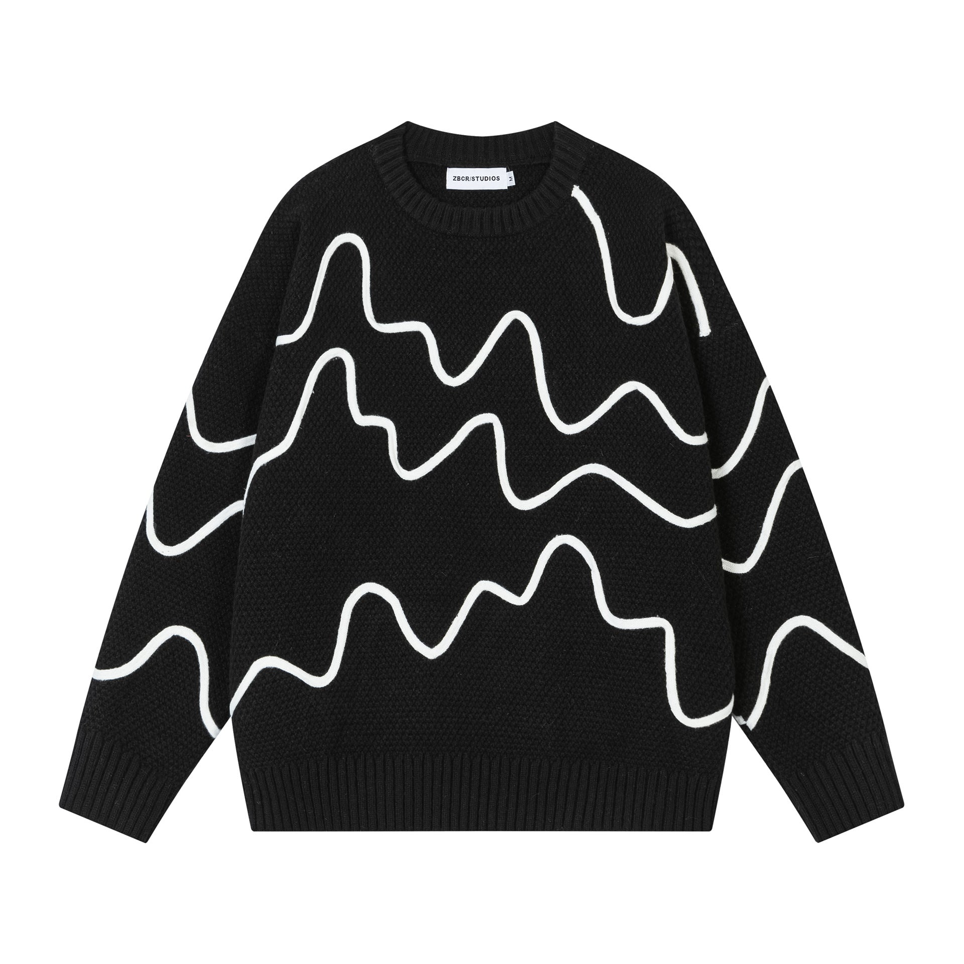 Color blocking line design sweater for men eprolo