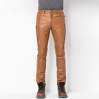 Leather Pants Men Winter Slim Korean Version VELORIA - Thread of Generations